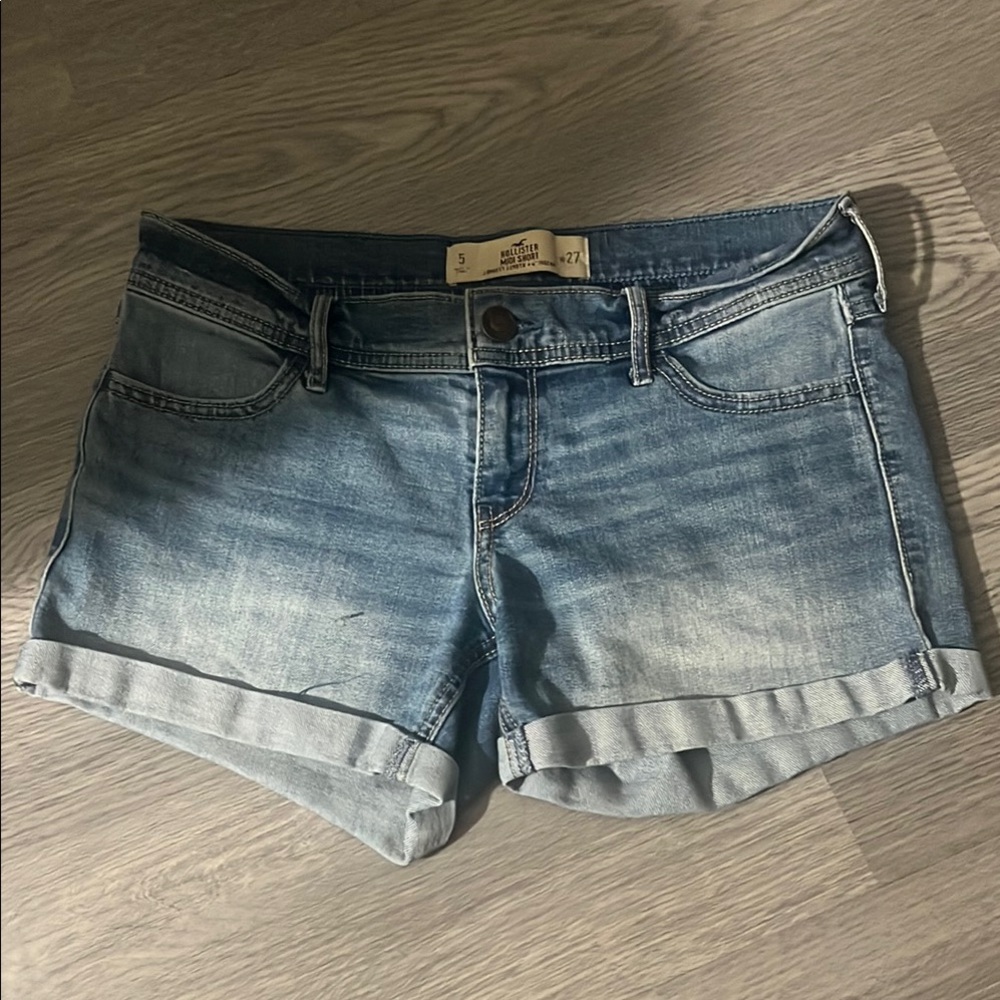 Hollister Light Blue Jean Shorts